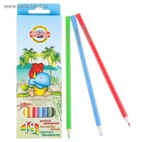 Карандаши 18 цветов Koh-I-Noor 3553, Птицы Карандаши 18 цветов Koh-I-Noor 3553, Птицы