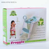 Детское сиденье на унитаз со ступенькой &laquo;Помощник малыша&raquo;, с ручками, цветное