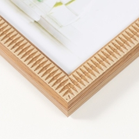 Фоторамка пластик 13х18 см "Вытянутый ромб из дерева" 15х20 см