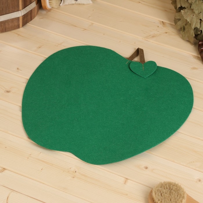 Набор для бани: шапка и коврик "Единственная и неповторимая"