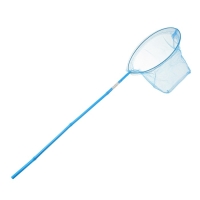 Сачок детский, бамбуковая ручка в горох 60 см, d=25 см, цвета МИКС Сачок детский, бамбуковая ручка в горох 60 см, d=25 см, цвета МИКС