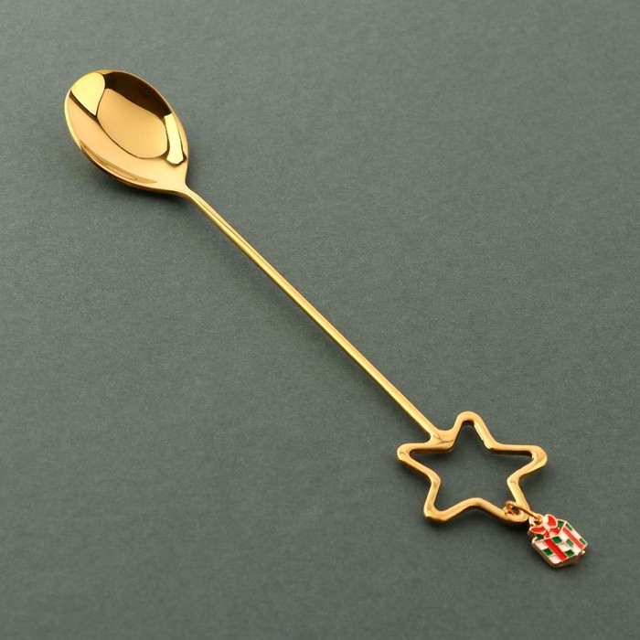 Ложка столовая с акриловым подвесом «Сказочной красоты», нержавеющая сталь, 3 х 15,5 см Ложка столовая с акриловым подвесом «Сказочной красоты», нержавеющая сталь, 3 х 15,5 см