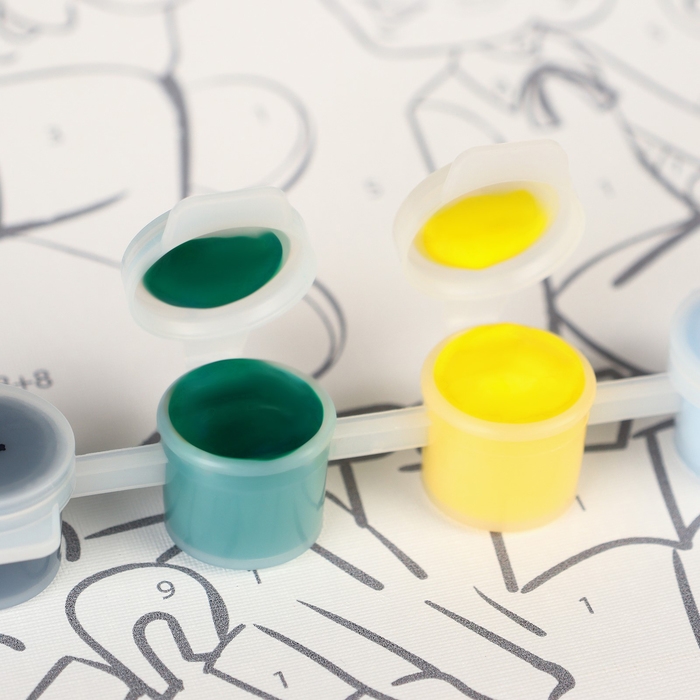 Картина по номерам для детей, 20х30 см, Малыш и Карлсон Картина по номерам для детей, 20х30 см, Малыш и Карлсон