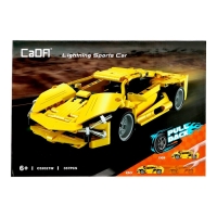 Конструктор инерционный &laquo;Спорткар&raquo;, 357 деталей