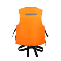 Жилет страховочный YUGANA, регулируемый, размер 56-62, оранжевый