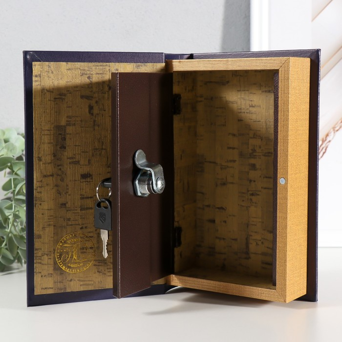 Сейф шкатулка книга Сейф шкатулка книга "Атлас мира" тиснение 21х13х5 см