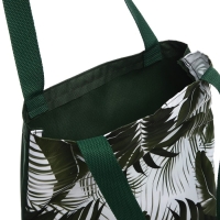 Шопер &laquo;Тропики&raquo; 35х0.5х40 см, отдел без молнии, без подклада, зеленый