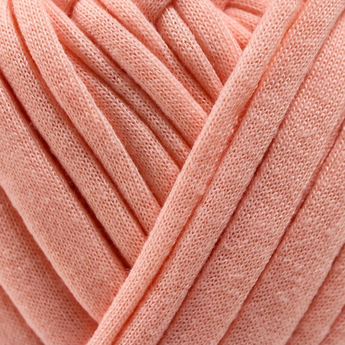 Пряжа трикотажная 100% хлопок "Лентино mini" 100 гр 40 м цвет 85 телесный