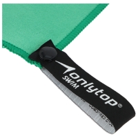 Полотенце из микрофибры ONLYTOP, 40х40 см, цвет зелёный Полотенце из микрофибры ONLYTOP, 40х40 см, цвет зелёный