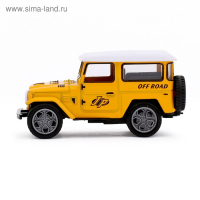 Машина металлическая «Джип», инерционная, МИКС Машина металлическая «Джип», инерционная, МИКС