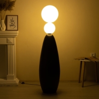 Торшер "Бабл" LED 18Вт 4000К черный 38х38х155см Торшер "Бабл" LED 18Вт 4000К черный 38х38х155см