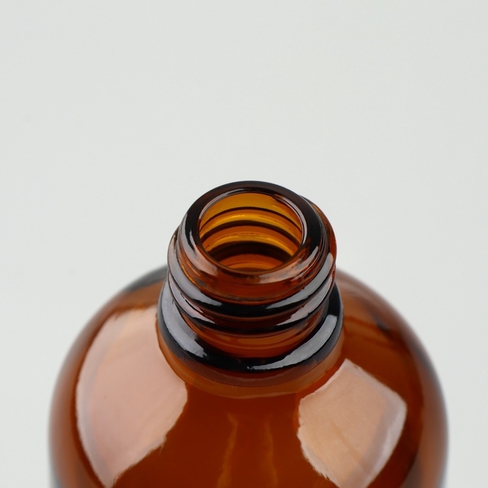 Бутылочка для хранения, с распылителем, 100 мл, цвет коричневый/чёрный Бутылочка для хранения, с распылителем, 100 мл, цвет коричневый/чёрный