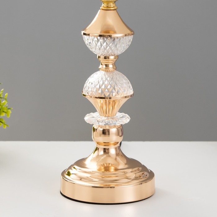 Настольная лампа "Мамби" Е27 40Вт золото 25х25х43 см RISALUX