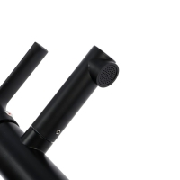 Смеситель для раковины ZEIN Z3693, однорычажный, поворотный излив высотой 9 см, черный Смеситель для раковины ZEIN Z3693, однорычажный, поворотный излив высотой 9 см, черный