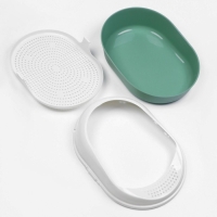 Лоток для кошачьего туалета с сеткой Cosmo (серый) Лоток для кошачьего туалета с сеткой Cosmo (серый)