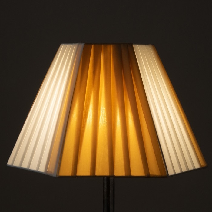 Абажур Абажур "Геометрия" бежевый белый Е27 28х28х21см