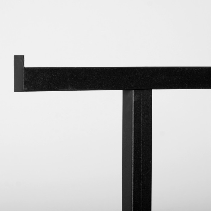 Вешало П образное размер L напольное с выносом 140&times;50&times;150 см, цвет чёрный