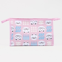 Косметичка на молнии, цвет розовый