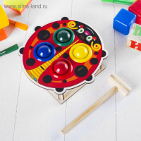 Стучалка-сортер &laquo;Божья коровка&raquo;, с молотком