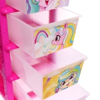 Комод &laquo;Милые единорожки&raquo;, 5 секций