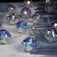 Гирлянда «Нить» 4.5 м с насадками «Цветочные шары», IP20, прозрачная нить, 15 LED, свечение белое, 220 В Гирлянда «Нить» 4.5 м с насадками «Цветочные шары», IP20, прозрачная нить, 15 LED, свечение белое, 220 В