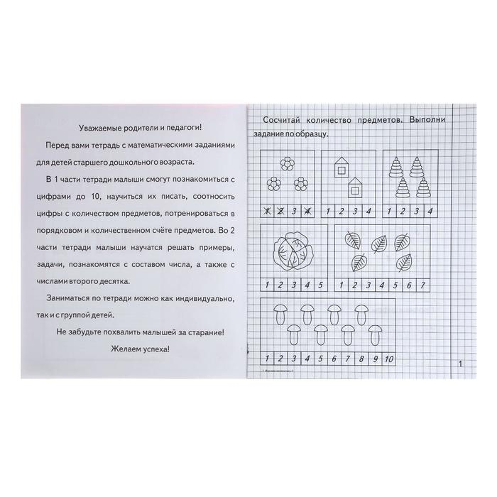 Рабочая тетрадь &laquo;Изучаем математику&raquo;, 2 часть
