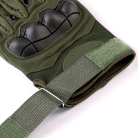 Перчатки тактические "Storm tactic", L доп защита пальцев, микс, зелёные Перчатки тактические "Storm tactic", L доп защита пальцев, микс, зелёные