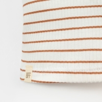 Футболка Крошка, Я BASIC LINE, рост 86-92 см, полоска бежевая