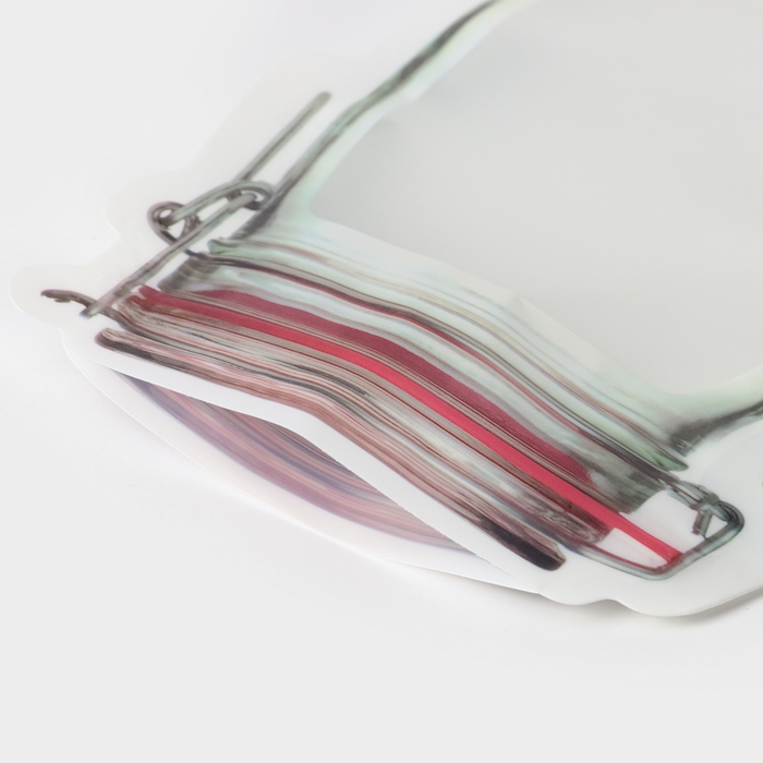 Пакеты для хранения с защелкой &laquo;Баночки&raquo;, 0,9 л, 0,5 л, 0,15 л