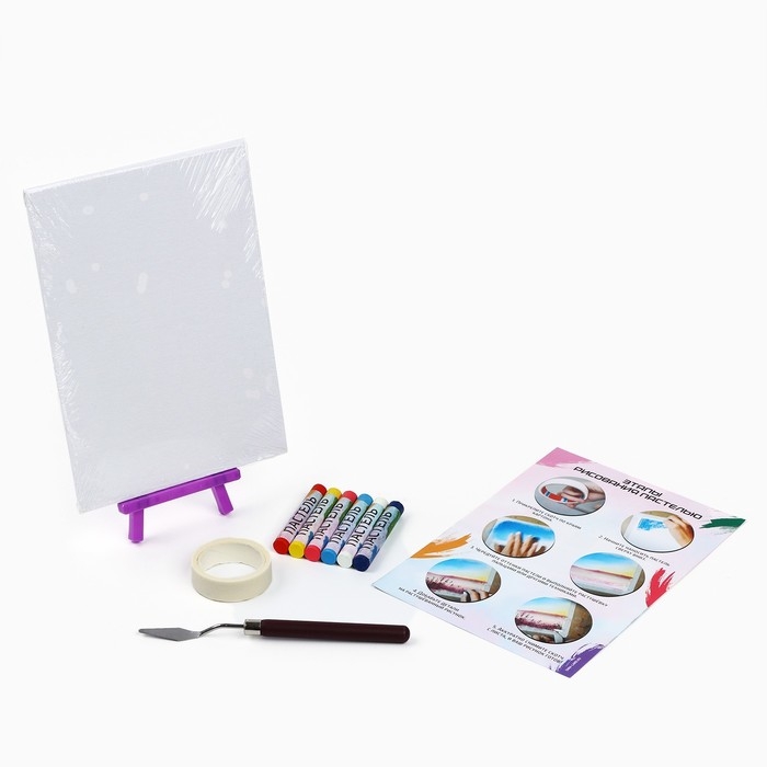 Рисование пастелью с мольбертом &laquo;Маяк в океане&raquo;, набор для творчества