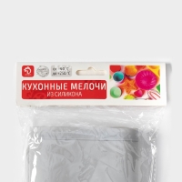 Коврик для сушки посуды Доляна &laquo;Шилдон&raquo;, 39,5&times;30&times;0,1 см, цвет серый