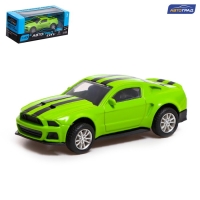 Машина металлическая «Спорт», инерционная, масштаб 1:43, цвет зелёный Машина металлическая «Спорт», инерционная, масштаб 1:43, цвет зелёный