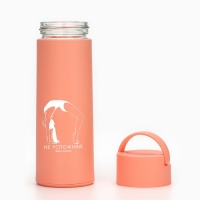 Бутылка для воды &laquo;Не усложняй&raquo;, 420 мл, стекло