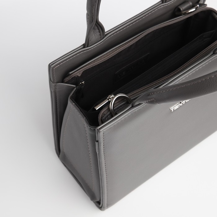 Сумка женская TEXTURA, тоут, средний размер, цвет серый Сумка женская TEXTURA, тоут, средний размер, цвет серый