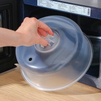 Крышка для СВЧ, d=25 см, h=10,5 см, цвет прозрачный Крышка для СВЧ, d=25 см, h=10,5 см, цвет прозрачный