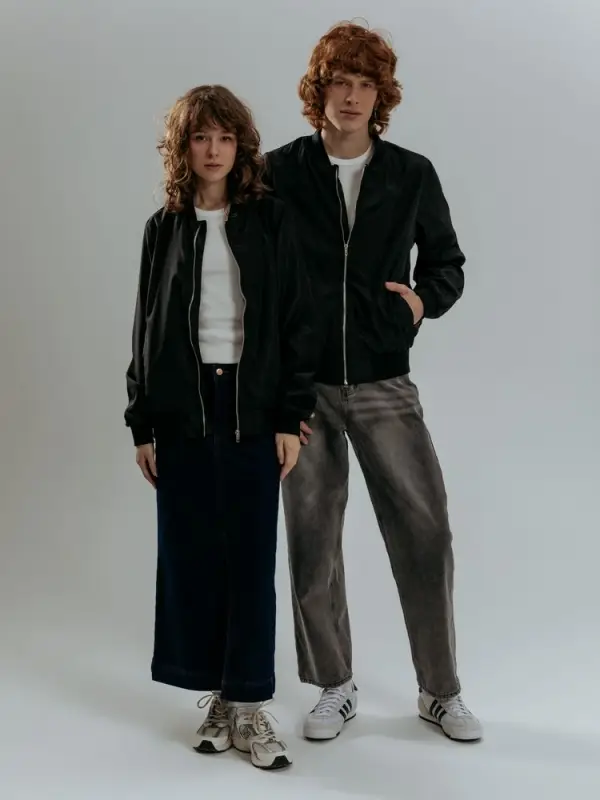 Бомбер Wigton, черный, размер 3XL