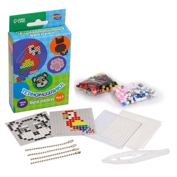 Термомозаика &laquo;Домашние питомцы&raquo; с пинцетом, брелоком