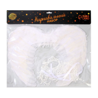 Карнавальный костюм &laquo;Ангел&raquo;, крылья, маска