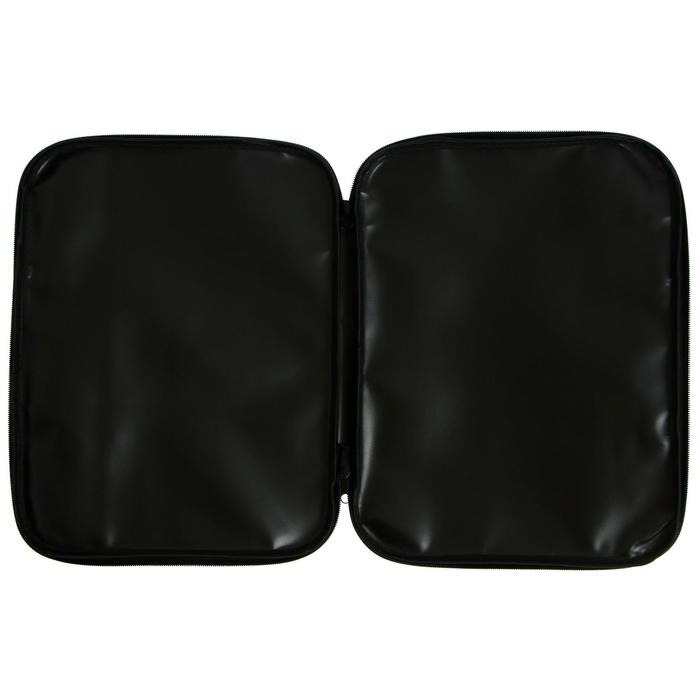 Папка с ручками текстильная А4, Calligrata Папка с ручками текстильная А4, Calligrata "Офис", для бумаг, для офиса, нейлон 600D, лён, серая, ПМ/1, 350 х 270 х 20 мм