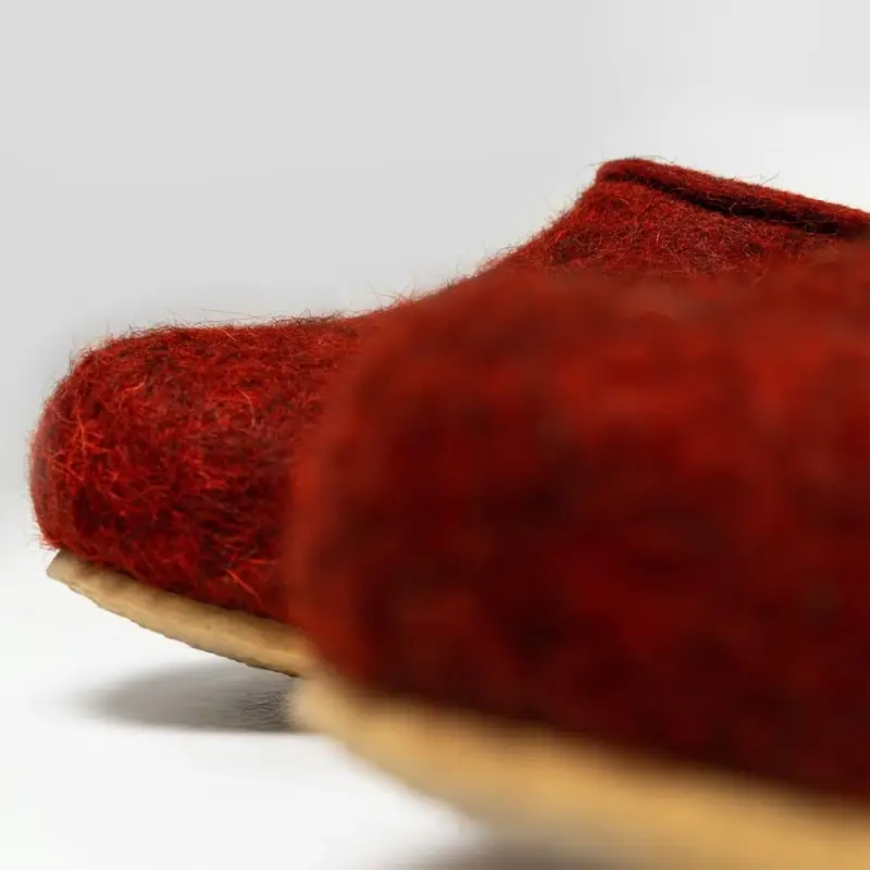 Домашние валенки Cant, красно-коричневые (терракот), размер 35