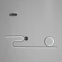 Светильник "Боунд" LED 20Вт 6000К черный 80х100 см Светильник "Боунд" LED 20Вт 6000К черный 80х100 см