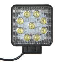 Фара светодиодная Skyway OFF ROAD, квадратная, 12/24 В, 27 Вт, 9 диодов, 110 х 110 мм, ближний свет Фара светодиодная Skyway OFF ROAD, квадратная, 12/24 В, 27 Вт, 9 диодов, 110 х 110 мм, ближний свет