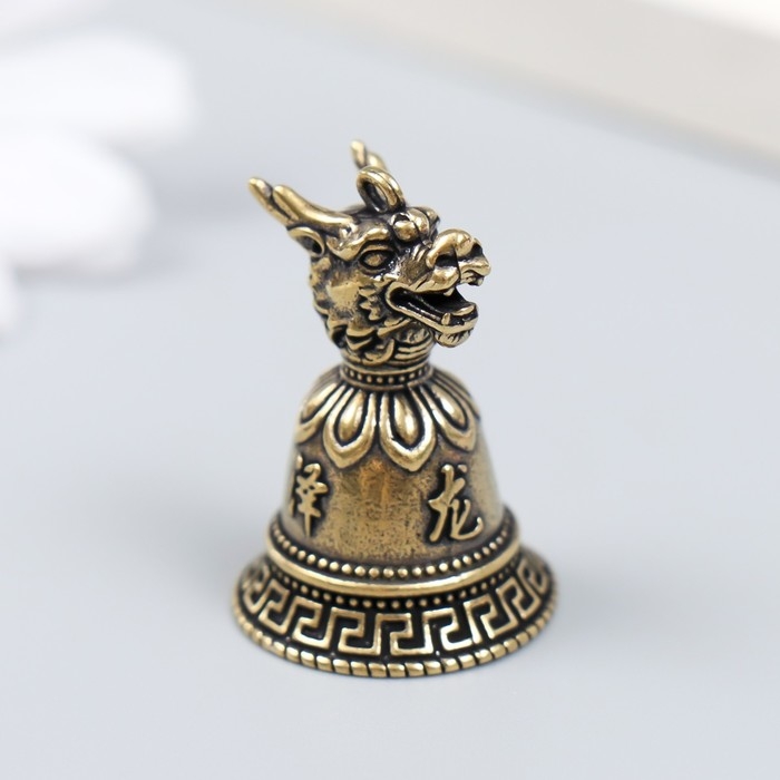 Колокольчик латунь Колокольчик латунь "Голова дракона" 2,2х2,2х3 см