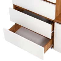 Прихожая Крона, 1260х350х1980, Дуб крафт золотой/Белый Прихожая Крона, 1260х350х1980, Дуб крафт золотой/Белый