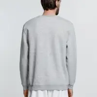 Свитшот унисекс Delta, серый меланж, размер S