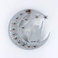 Органайзер настенный для бижутерии &laquo;Кошечка на луне&raquo;