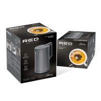 Чайник электрический RED Solution RK-M157, пластик, колба металл, 1,5 л, 1500 Вт Чайник электрический RED Solution RK-M157, пластик, колба металл, 1,5 л, 1500 Вт
