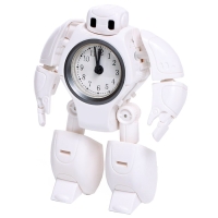 Робот &laquo;Будильник&raquo;, трансформируется, звуковые эффекты, цвет белый