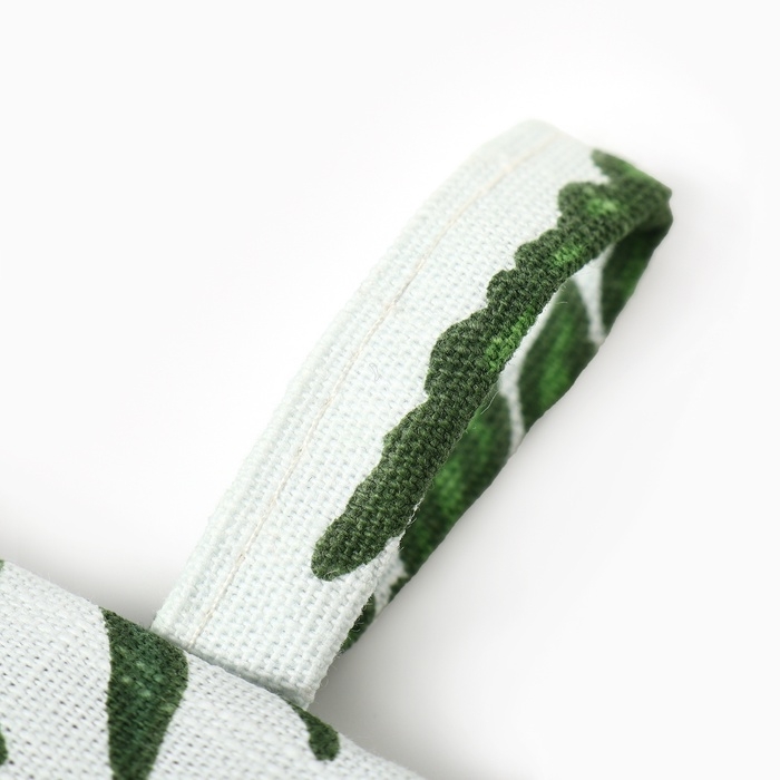 Грелка на чайник Этель "Папоротник" 28х28см, репс 220 г/м2, 100% хл