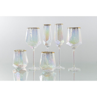 Бокал из стекла для вина Magistro «Дарио», 500 мл, 7,3×25 см, цвет перламутровый Бокал из стекла для вина Magistro «Дарио», 500 мл, 7,3×25 см, цвет перламутровый